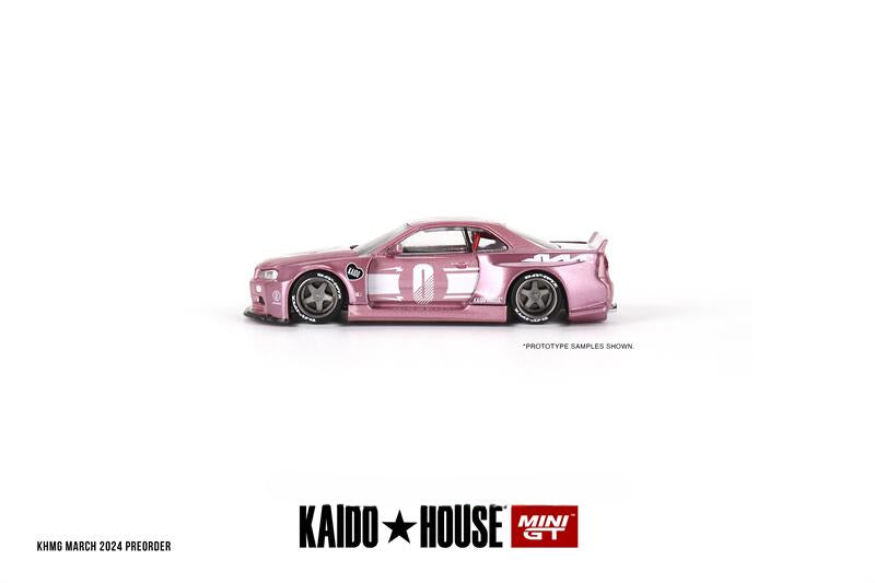 Kaido House diecast Model - Nissan GTR R34 Pink
