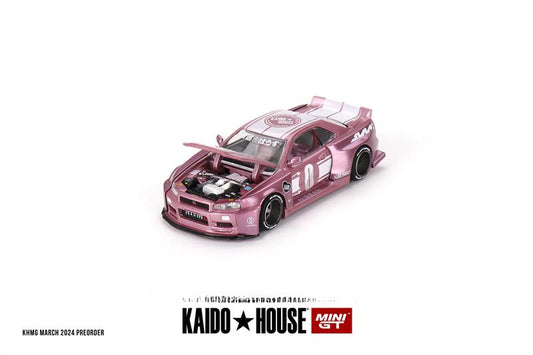 Kaido House diecast Model - Nissan GTR R34 Pink