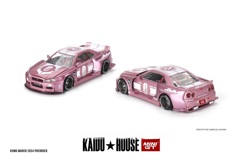 Kaido House diecast Model - Nissan GTR R34 Pink